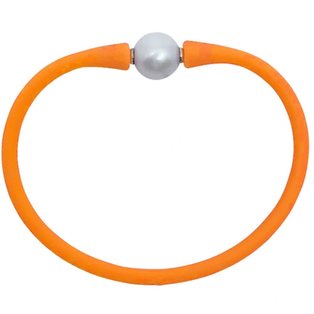 Gresham Maui silicone and freshwater pearl bracelet - NEW